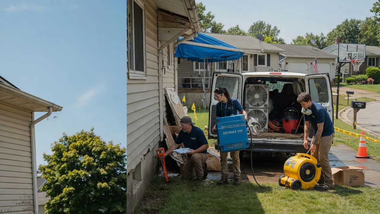 Ceiling Leak Cleanup in Midland, PA near me